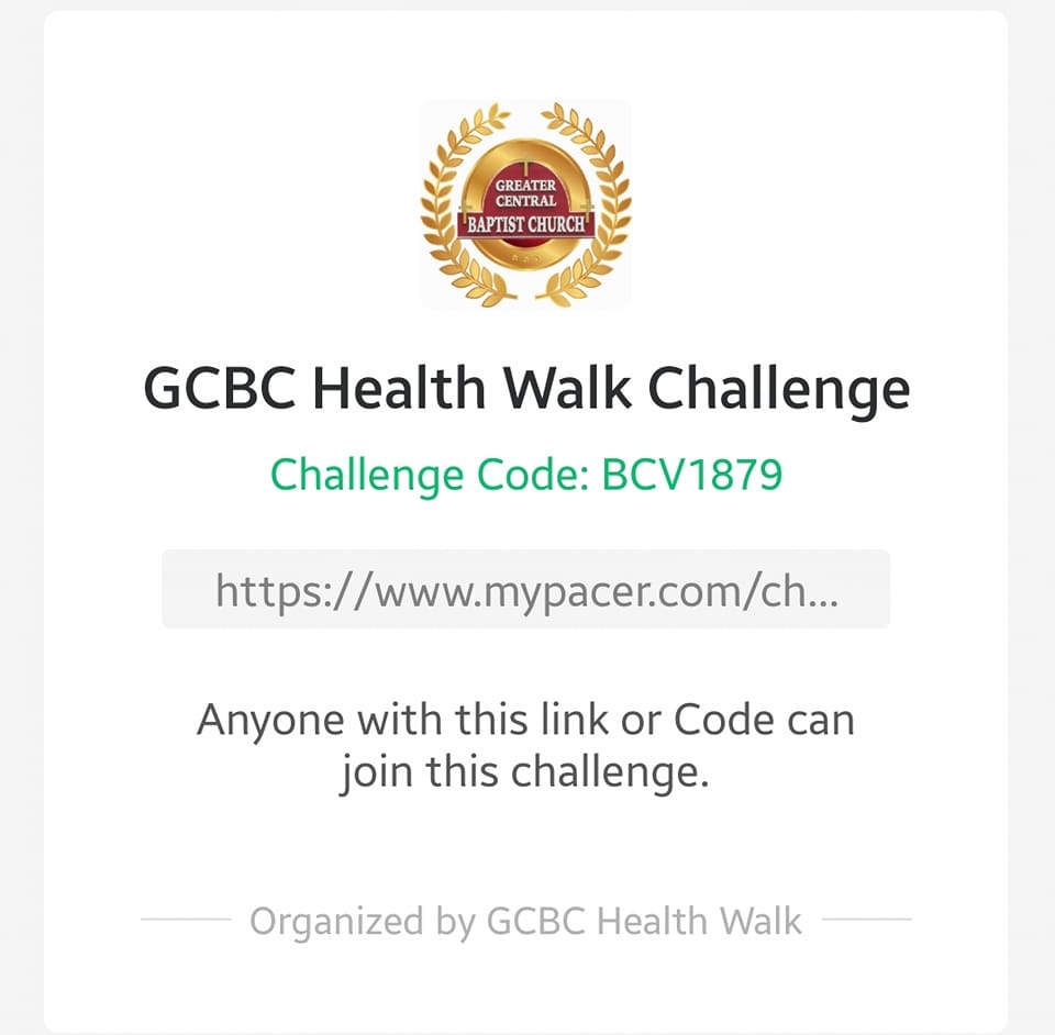 Health Walk mypacer Code