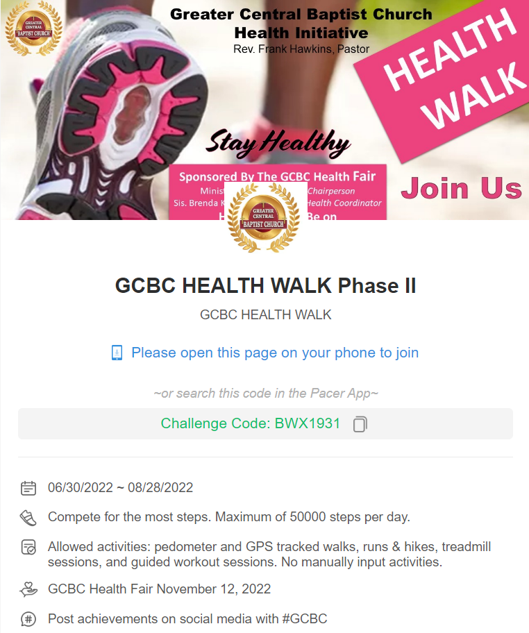 Health Walk Phase II