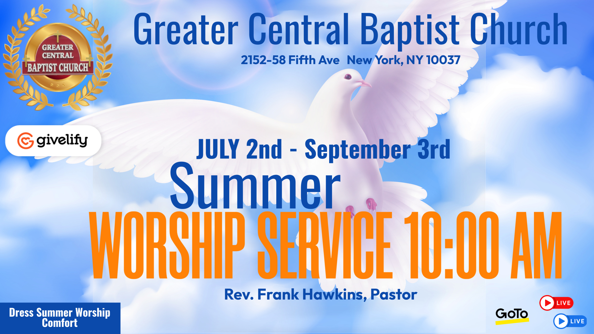 GCBC Summer Worship