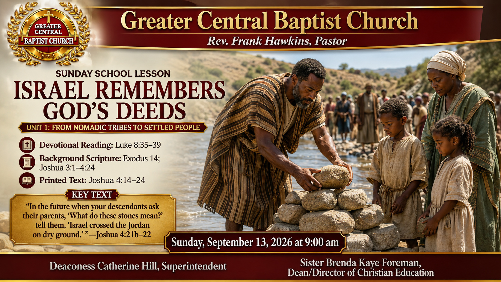 Israel_Remembers_Gods_Deeds_Sunday_School_Lesson