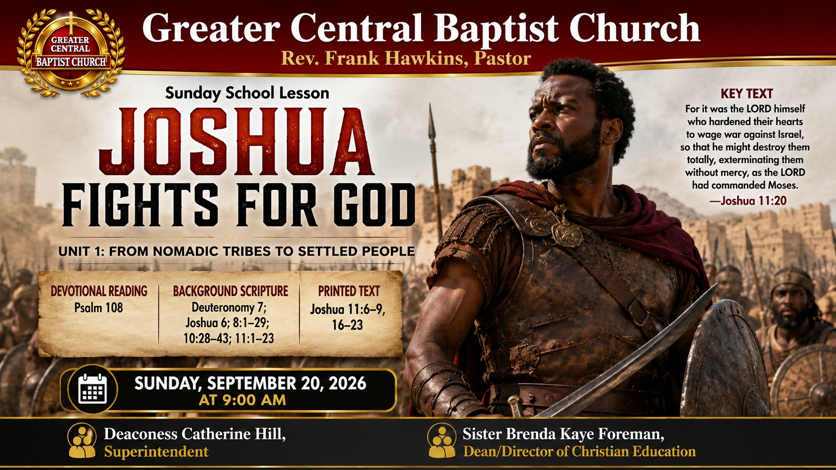 Joshua_Fights_for_God_Sunday_School_Lesson