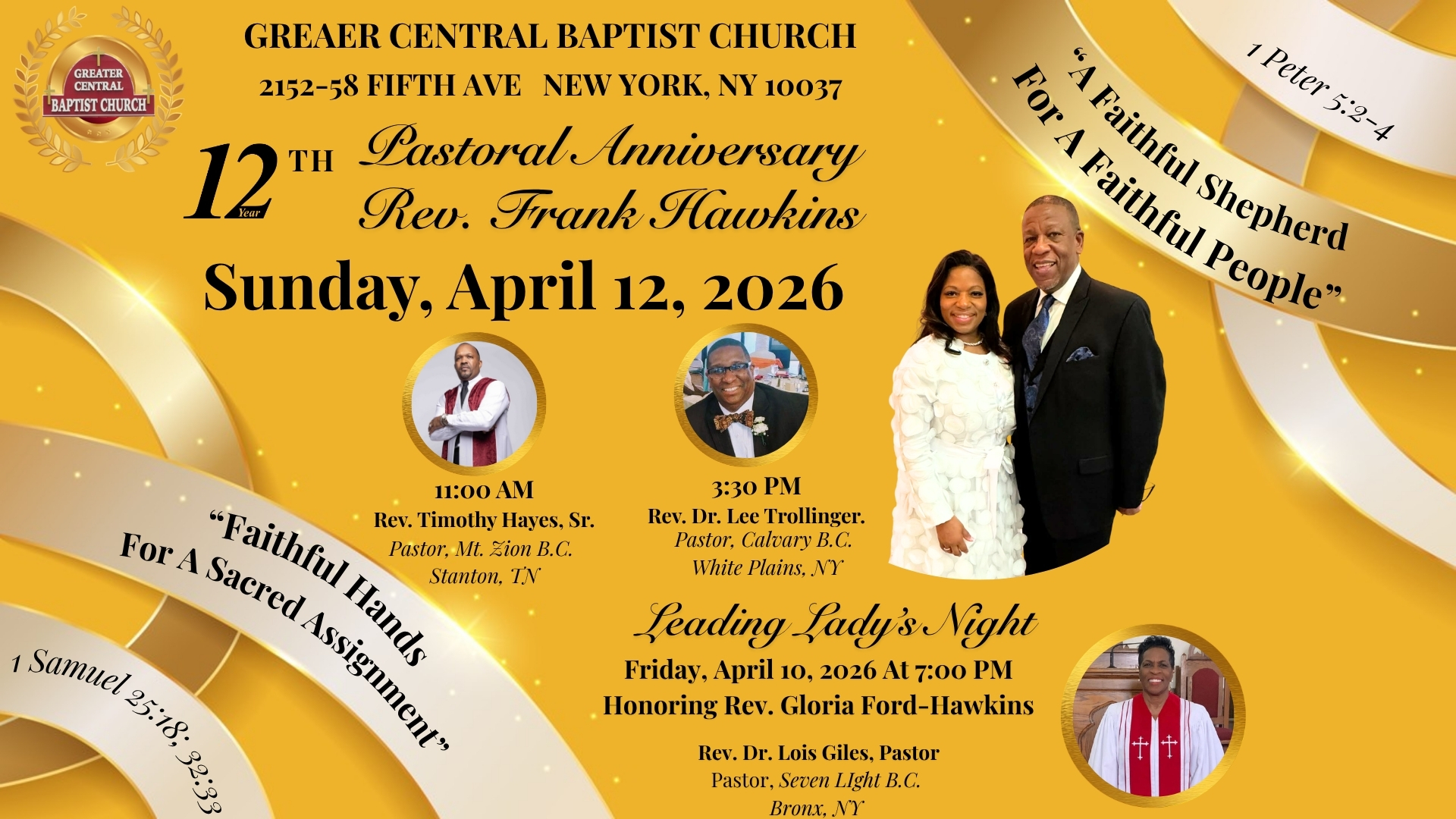 Pastor Frank Hawkins 12th Pastoral Anniversary (Presentation)